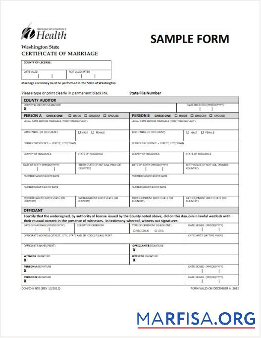 Realistic USA Department of health marriage certificate download for verification